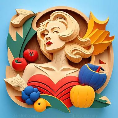 3D model Tom Wesselmann American artist (STL)